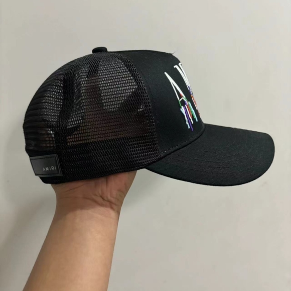 Amiri's baseball cap splashed with black paintAmiri's baseball cap splashed with - Picture 7 of 8